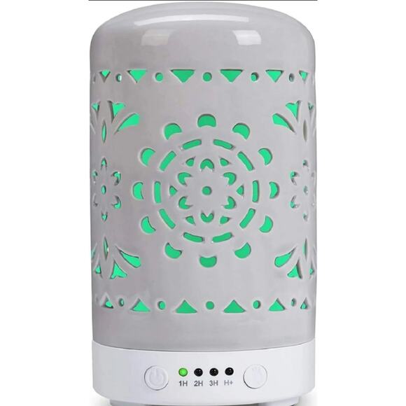 Aromatherapy Essential Oil Diffuser Auto Color Changing 7 Led Mood Lights BNIB - Picture 3 of 4